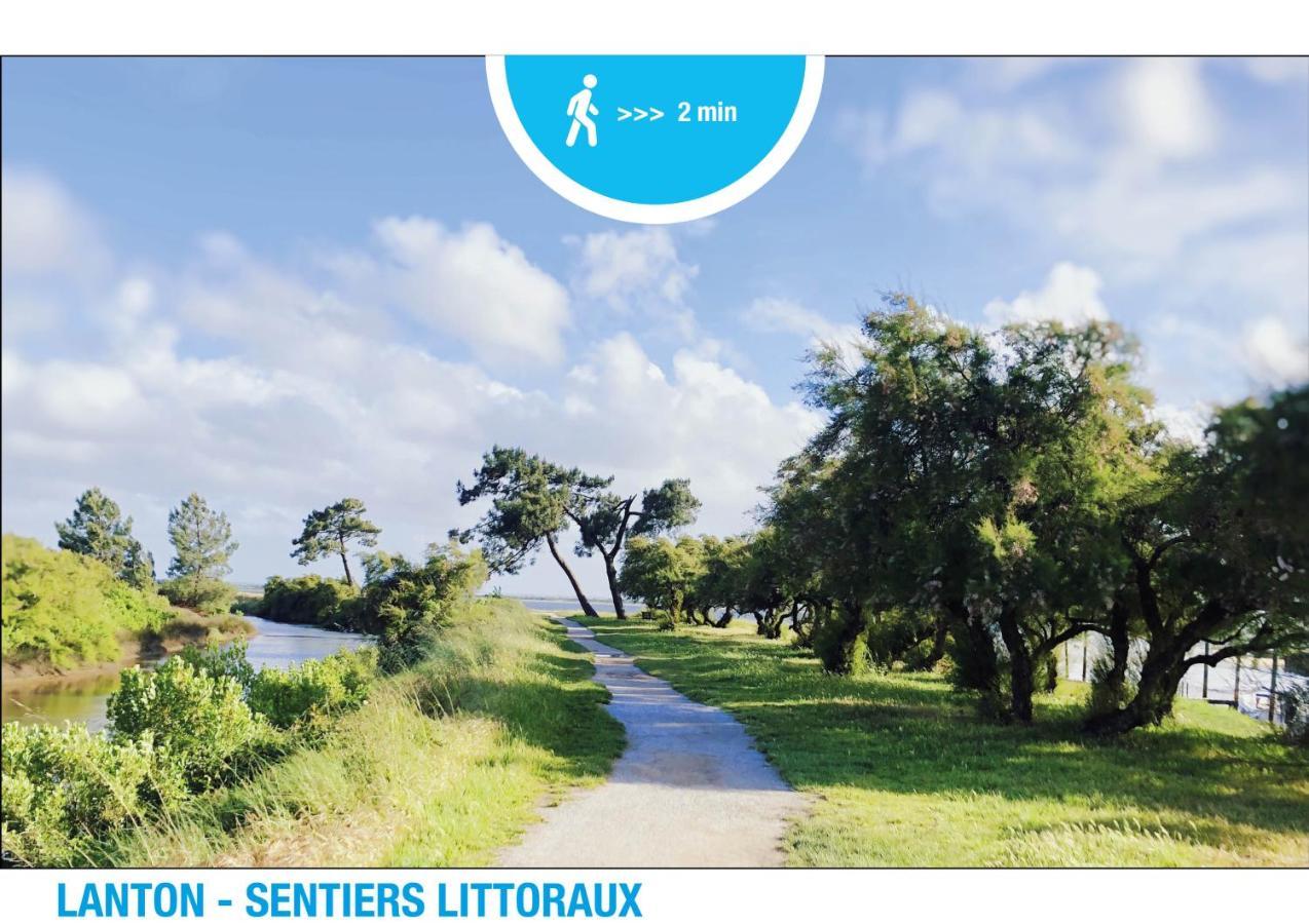 Appt Lanton Plage - Port 6 Voyageurs Buitenkant foto